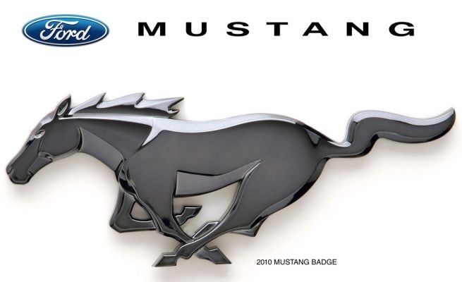 ford mustang logo. 2010 Ford Mustang Logo