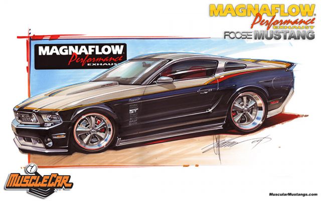 2010 Chip Foose Mustang Drawing