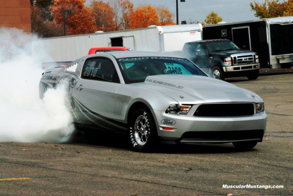 2010 Cobra Jet Mustang Burnout