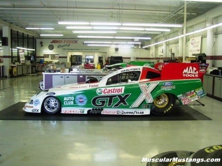 John Force Racing 2006 Ford Mustang Funny Car Body Spy Shots Pics