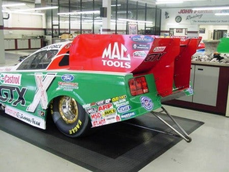 John Force Racing 2006 Ford Mustang Funny Car Body Spy Shots Pics