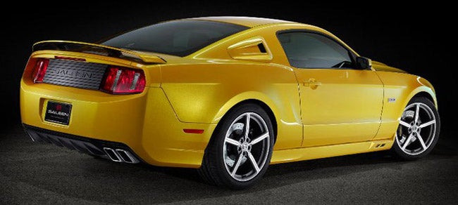 2011 Saleen in Lights Out Yellow Custom Paint