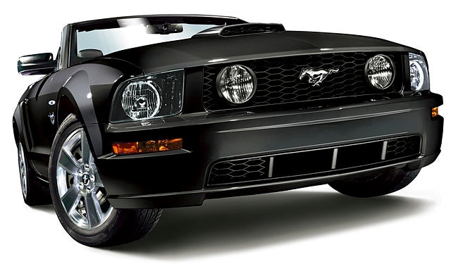Black 2011 Mustang V6 Drop Top The pony cars wars are heating up