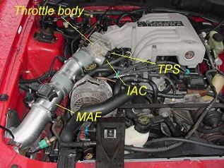 2004 Ford f150 idle air control valve location #5