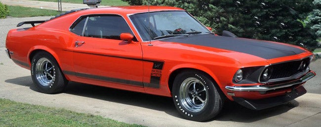 1969 Mustang Boss 302 at Barrett Jackson Scottsdale 2012