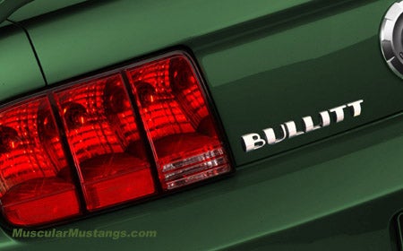 2008 Bullitt Mustang Emblem Rendering