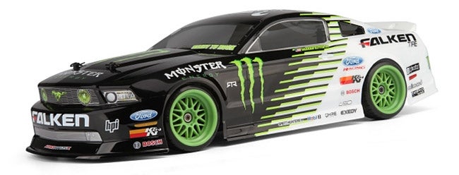 hpi racing e10 mustang monster energy radio control car